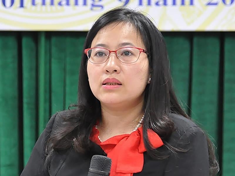 Bà Nguyễn Thị Thanh Hằng - Phó cục trưởng Cục Quản lý, giám sát chính sách thuế, phí và lệ phí, Bộ Tài chính.