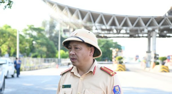 Trung tá Nguyễn Viết Nhiên, Phó Đội trưởng Đội CSGT số 3, Phòng 6, Cục CSGT