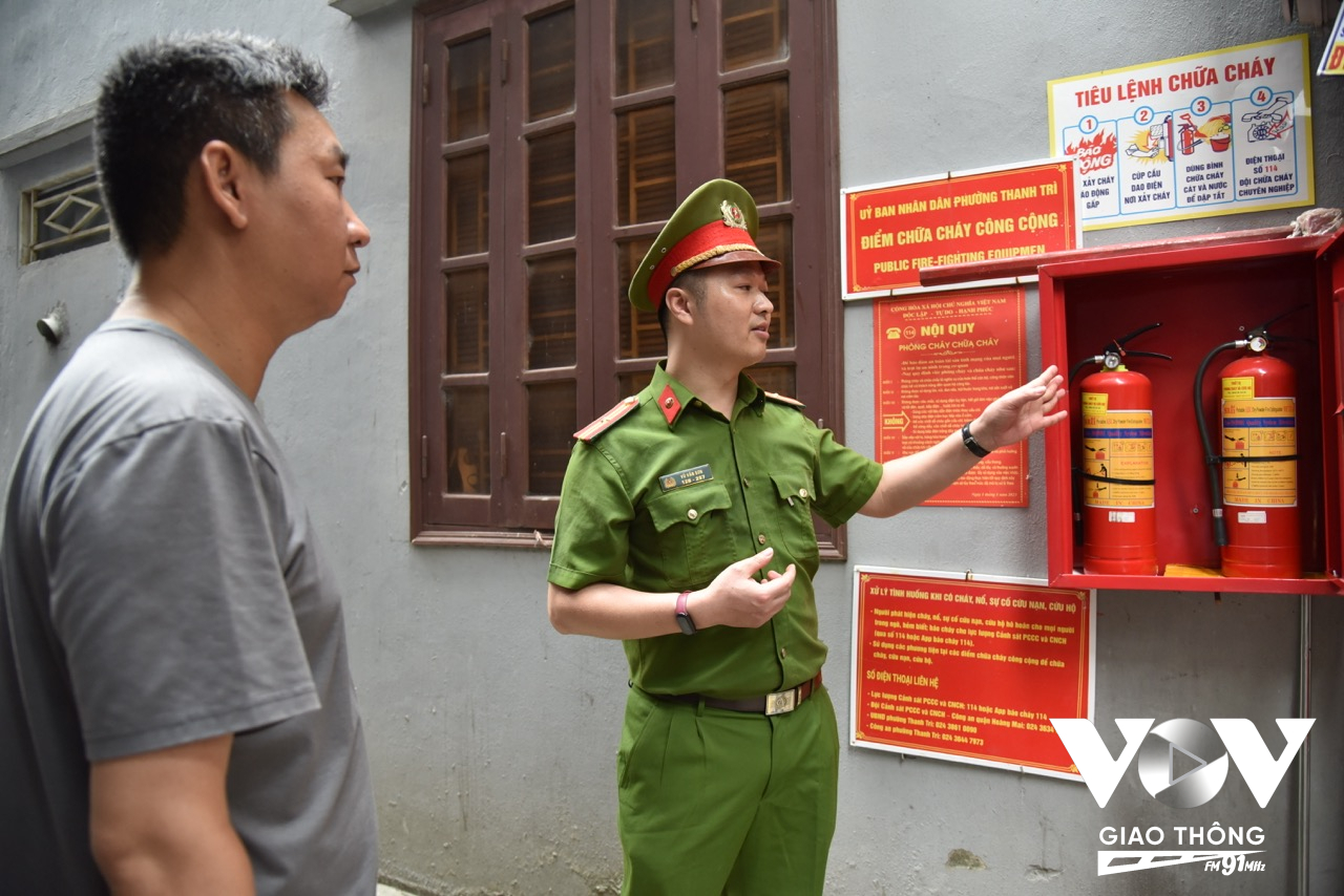 Mô hình “Tổ liên gia an toàn PCCC” và “Điểm chữa cháy công cộng” trên địa bàn quận Hoàng Mai đã tạo chuyển biến về nhận thức của người dân trong công tác PCCC