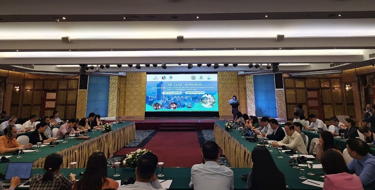 Hội thảo “Kế hoạch quản lý chất lượng môi trường không khí TP Hà Nội – Hợp tác và Hành động”