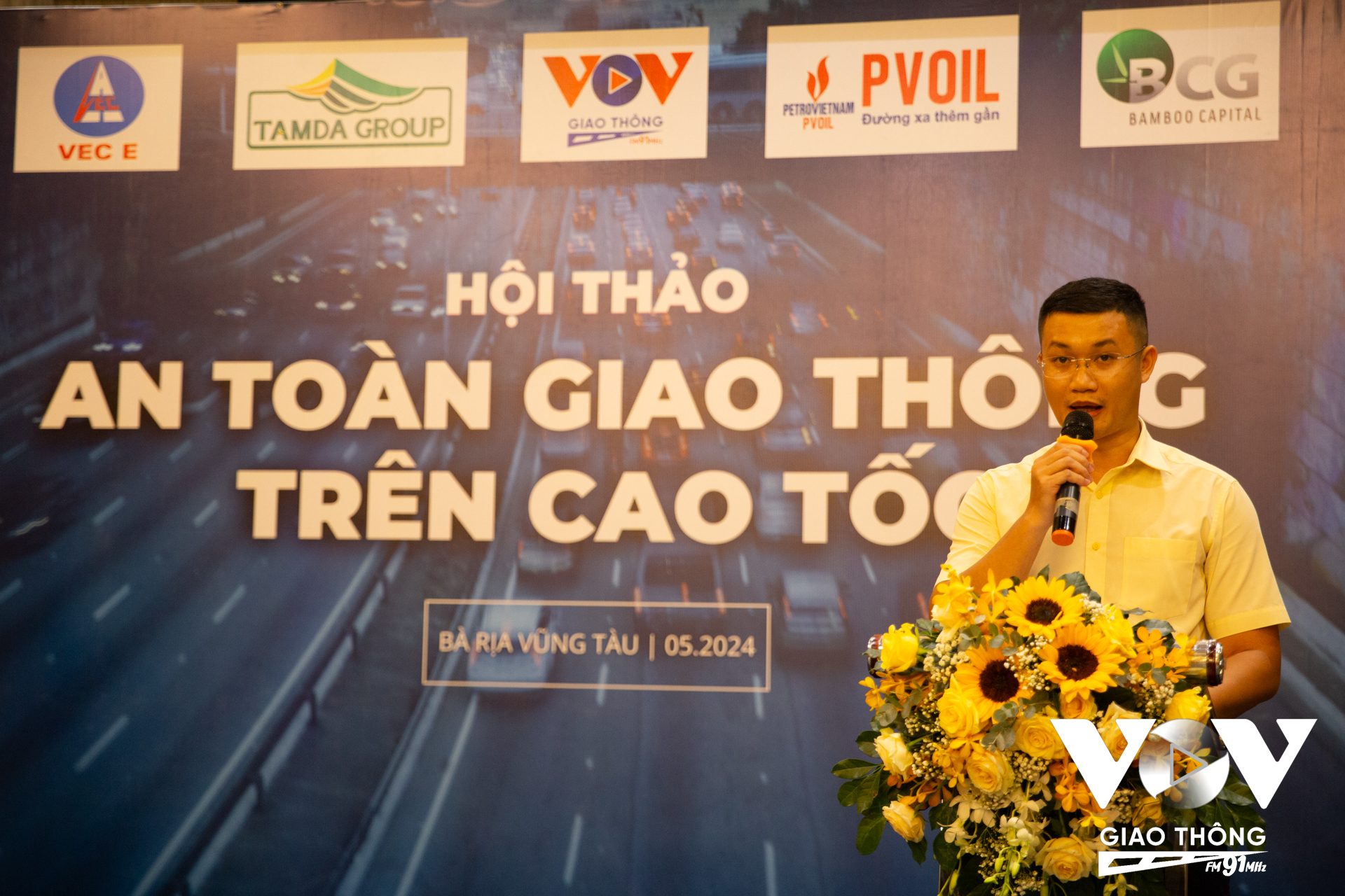 Ông Phạm Duy - Đại diện Tổng Công ty Đầu tư phát triển đường cao tốc Việt Nam (VEC)