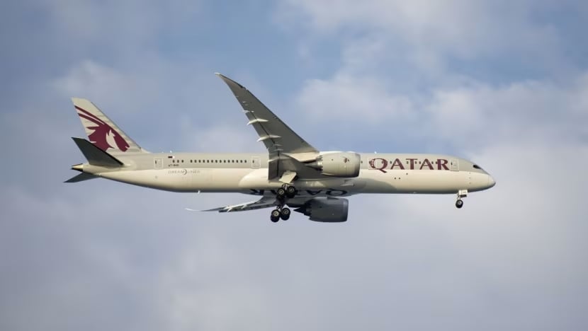 Máy bay Boeing 787-8 Dreamliner.của hãng Qatar Airways. Ảnh: iStock