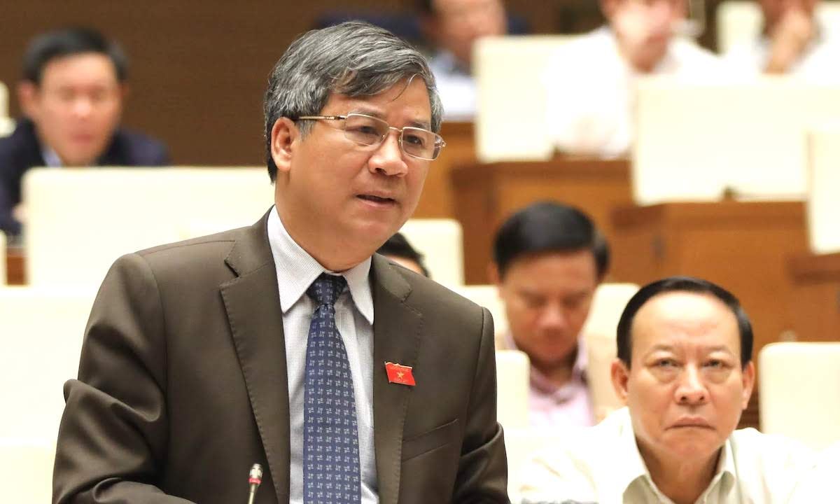 GS Nguyễn Anh Trí, Ủy viên Ủy ban Xã hội của Quốc hội (Ảnh: Hoàng Phong/ VnExpress