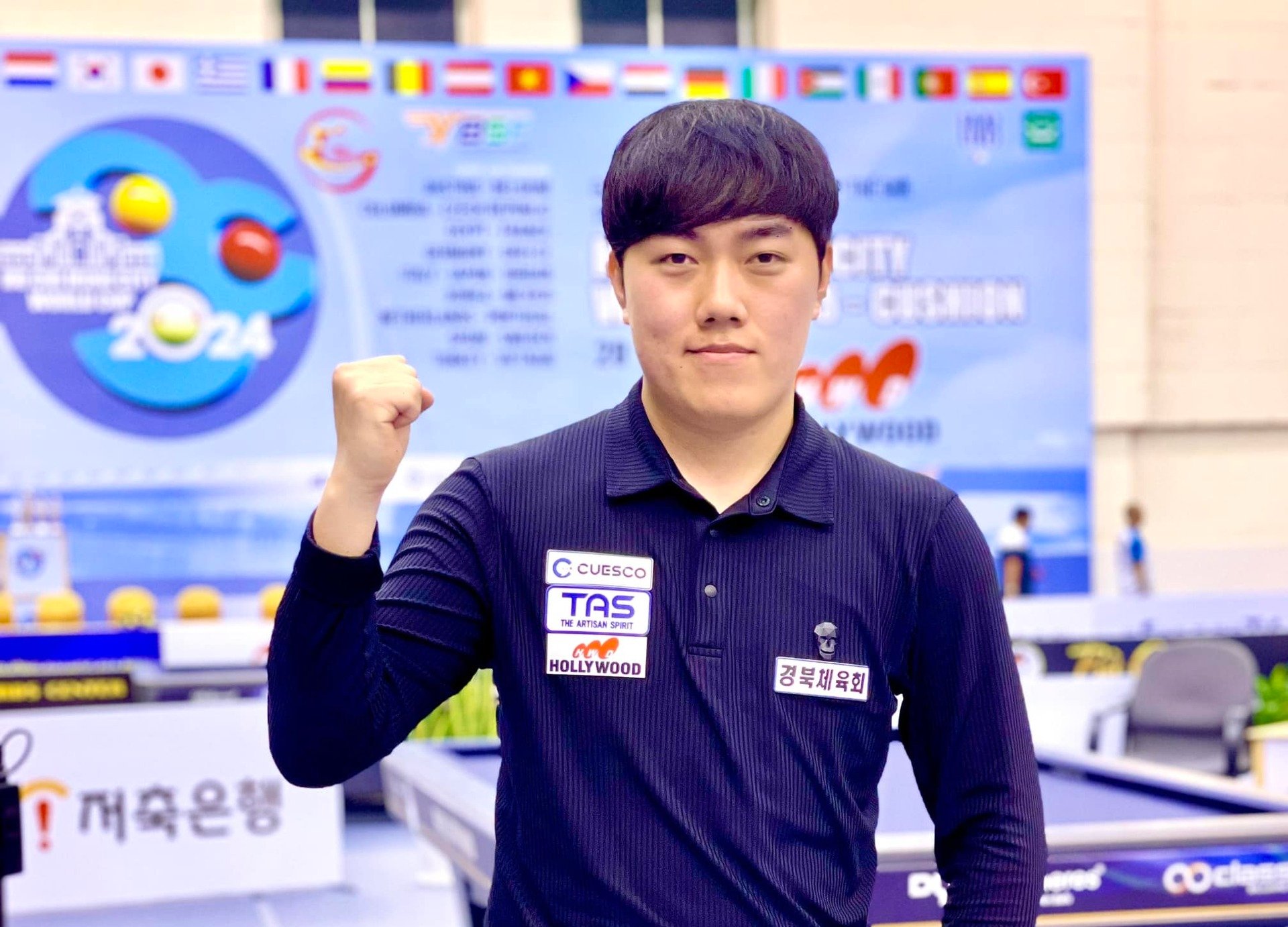 Kim Jun Tea dù thất bại trước Trần Đức Minh trong trận chung kết vừa qua nhưng cũng đã có lần đầu tiên lên đỉnh trên bảng xếp hạng thế giới