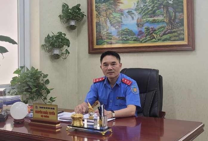 Ông Nguyễn Khắc Tuyến, Đội trưởng Đội thanh tra giao thông cầu, đường bộ, Thanh tra Sở GTVT Hà Nội