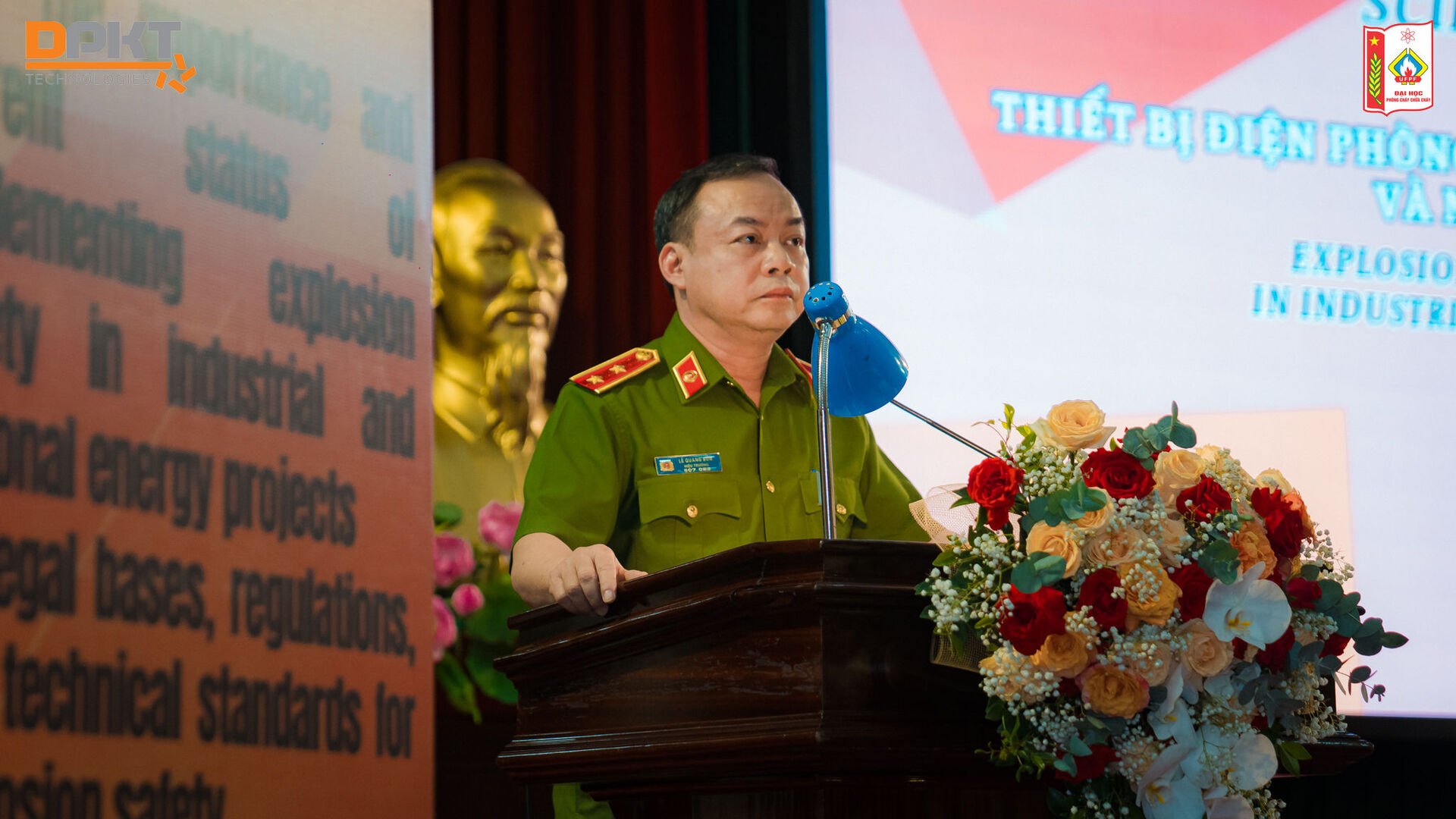 Trung tướng, PGS, TS. Lê Quang Bốn - Hiệu trưởng trường Đại học Phòng cháy chữa cháy.