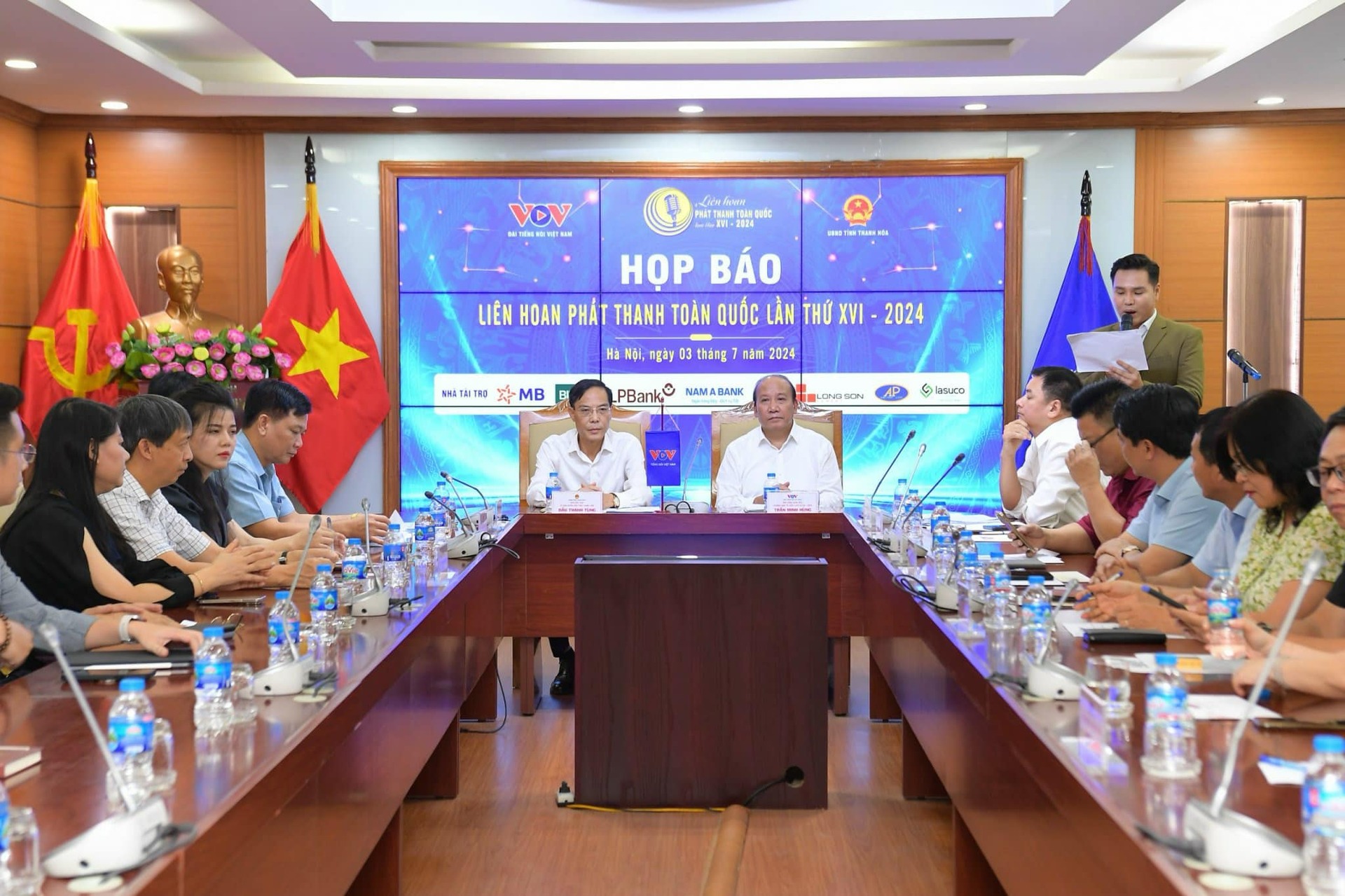 Toàn cảnh Họp báo Liên hoan Phát thanh toàn quốc lần thứ XVI - năm 2024