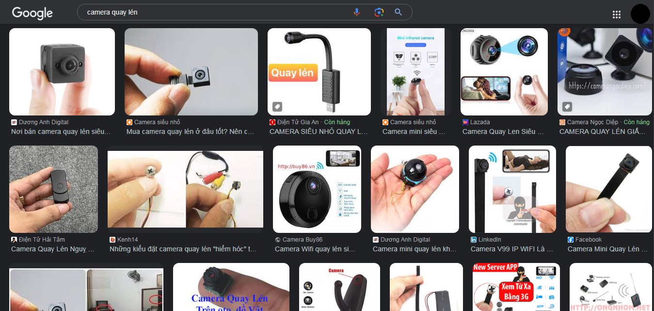 Việc mua bán camera giấu kín, ngụy trang thành cúc áo, đồng hồ,… công khai, dễ dàng tìm kiếm với giá chỉ từ vài trăm nghìn đến tiền triệu