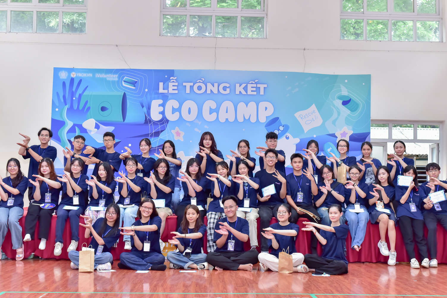 Trại hè ECO CAMP xoay quanh các chủ đề về môi trường lần đầu tiên được tổ chức tại trường tiểu học Trung Yên, quận Cầu Giấy, Hà Nội