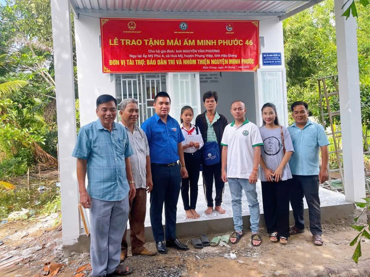 Đã có hơn 20 căn nhà được thầy Nam và các mạnh thường quân hỗ trợ - Nguồn: Quang Triều