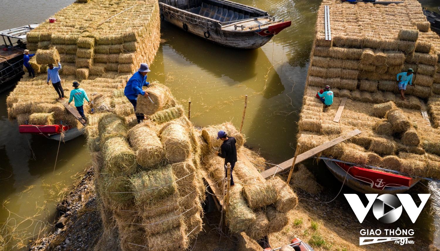 Chợ rơm Ba Lai cũng tạo ra cuộc sống đủ ăn cho cánh thương hồ. Trung bình một chiếc ghe bầu chở 2.000 cuộn rơm/chuyến. Nếu trừ đi chi phí dầu máy, ăn uống, thuê nhân công... thì lãi 10 - 12 triệu đồng/chuyến.