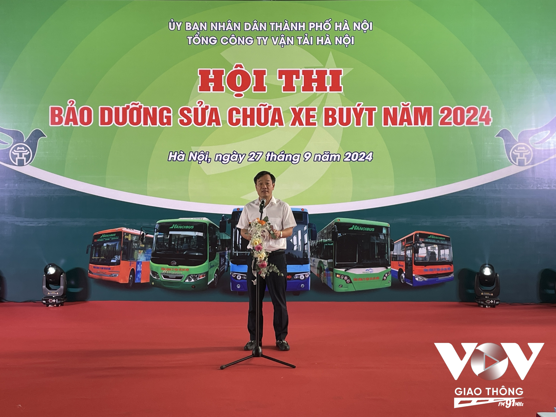 Sáng 27/9/2024, Tổng Công ty vận tải Hà Nội – Transerco tổ chức Hội thi Bảo dưỡng sửa chữa xe buýt năm 2024 tại địa điểm Xí nghiệp Trung đại tu Ô tô Hà Nội.