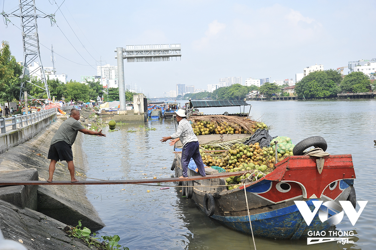 Thương hồ trao đổi hàng hóa đường thủy