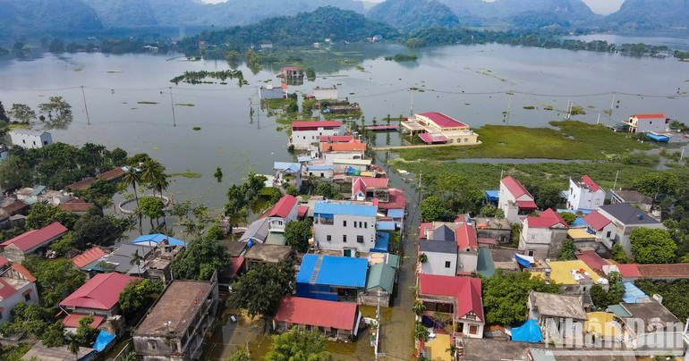 Nhiều chính sách miễn, giảm, gia hạn nộp thuế cho người nộp thuế bị thiệt hại bởi thiên tai. Ảnh: Báo Nhân dân