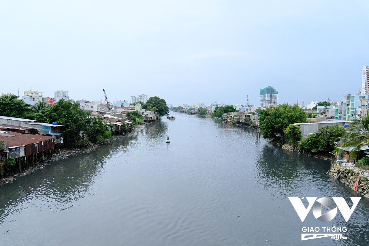 Dự án cải tạo bờ Bắc kênh Đôi (Quận 8), một trong những dự án có vốn đầu tư công lớn của TP.HCM