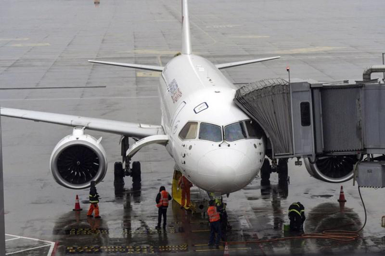 Một máy bay C919 của COMAC - Ảnh: Bloomberg.