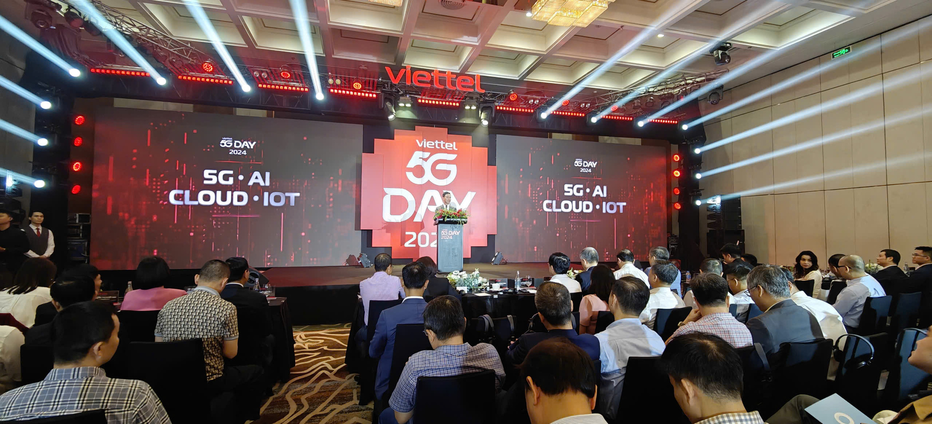 Đại diện các cơ quan, ban, ngành, doanh nghiệp, đối tác công nghệ uy tín có mặt tại Viettel 5G Day 2024