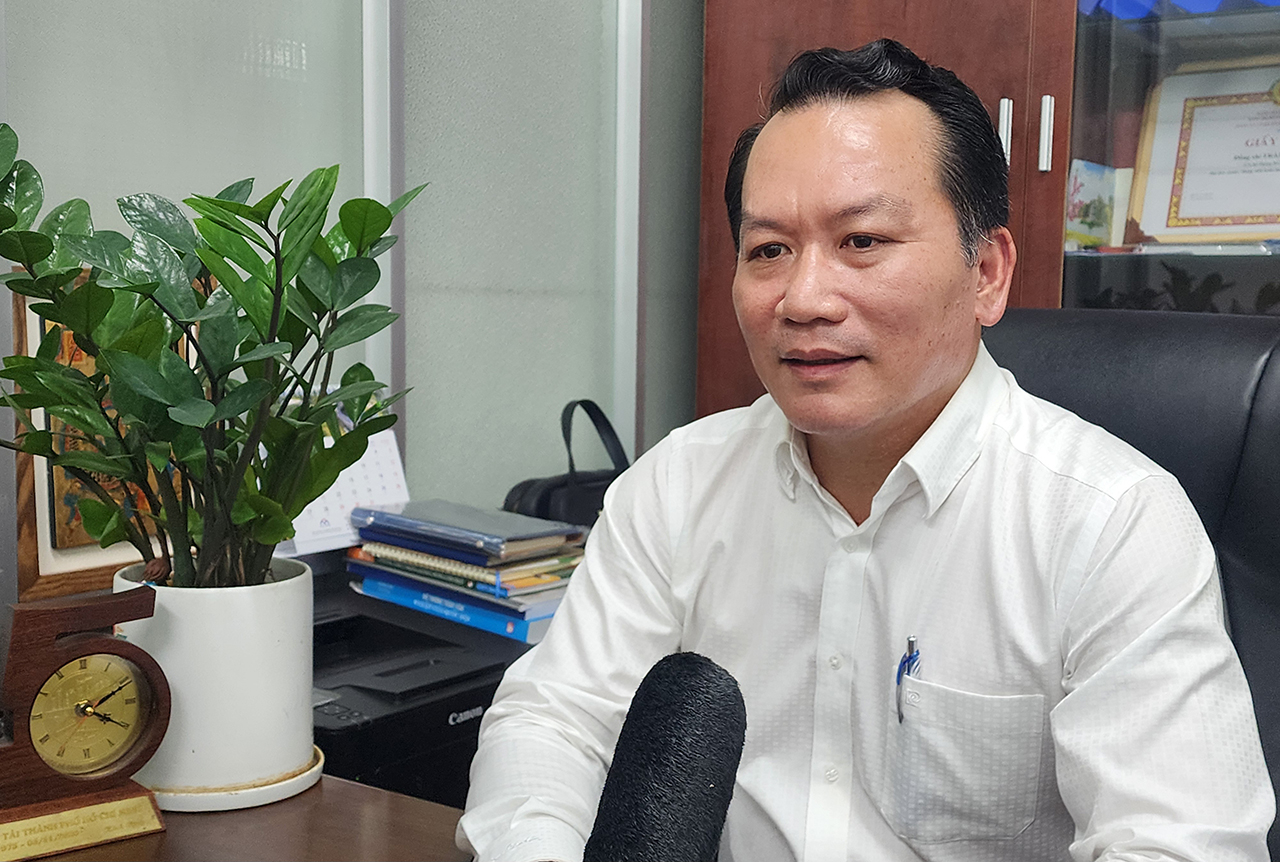 Ông Trần Chí Trung - Trưởng phòng Kế hoạch và Đầu tư - Sở GTVT TP.HCM thông tin về một số kết quả nổi bật của ngành giao thông Thành phố trong năm 2024