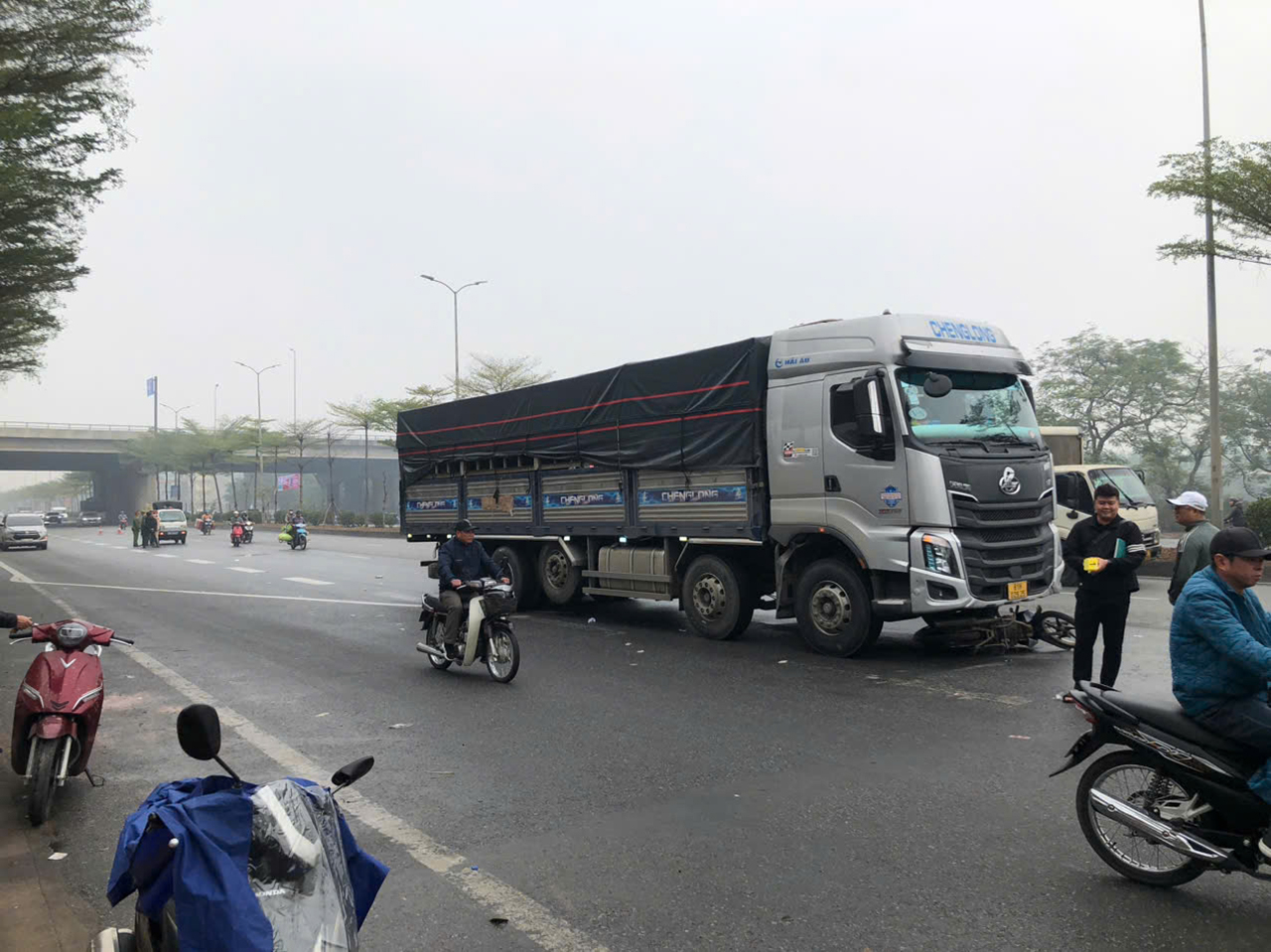 Hiện trường vụ tai nạn