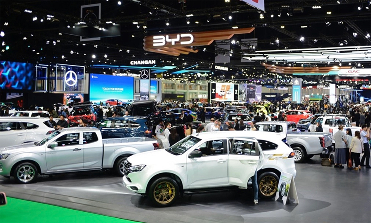 Triển lãm ôtô Bangkok 2024. Ảnh: Thairath