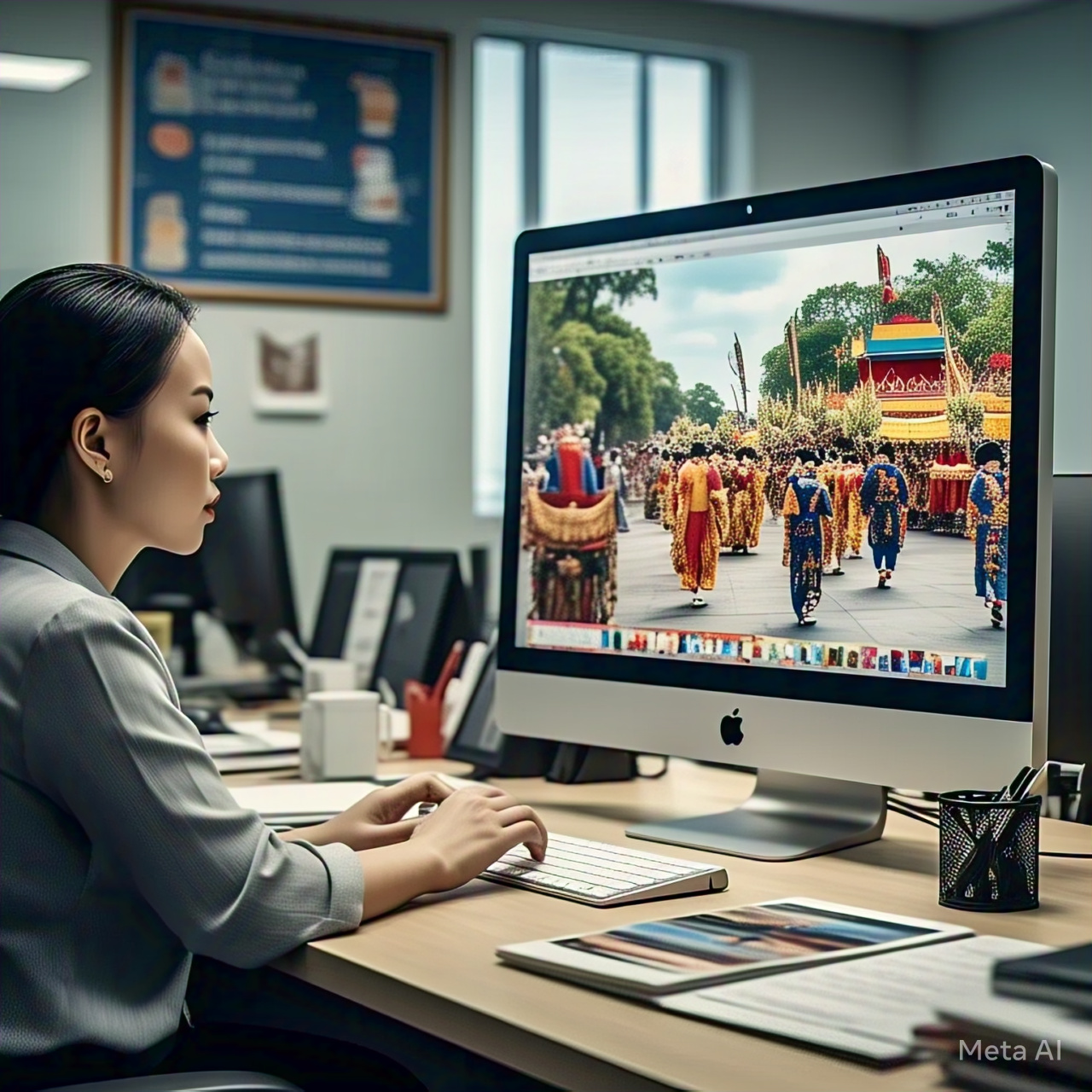 Việc quản lý lễ hội cần sớm được số hóa để thực hiện hiệu quả hơn. Kịch bản giao thông cần được lên từ sớm, cập nhật theo tình hình thực tế với sự liên thông dữ liệu của các địa phương (Ảnh minh họa - Meta AI)