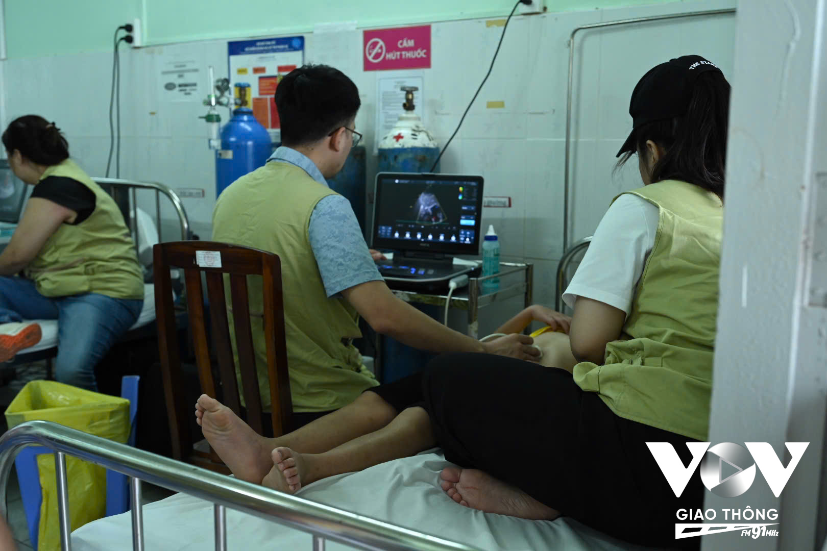 Qua 3 đợt khám bệnh tại 3 địa điểm ở huyện Cần Giờ, bác sĩ đã phát hiện có 25 trường hợp nhi có bất thường về tim mạch