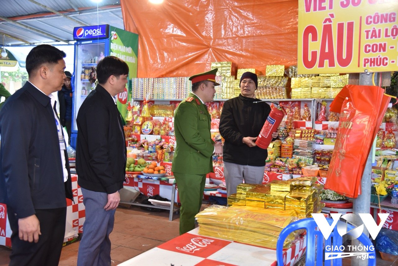 Công tác đảm bảo an toàn PCCC luôn được Ban quản lý Khu di tích thắng cảnh Hương Sơn đặt lên hàng đầu