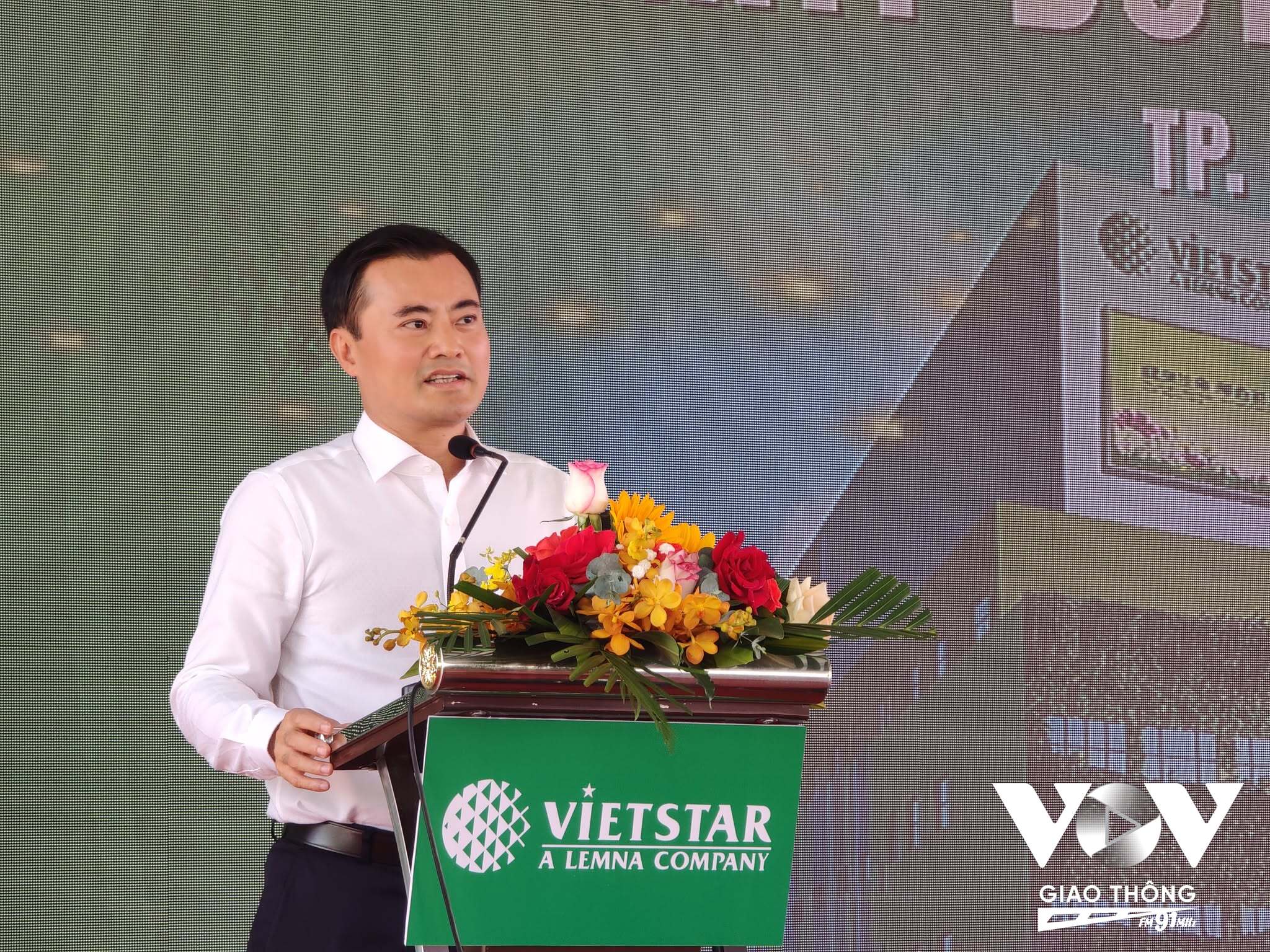Ông Bùi Xuân Cường đặc biệt biểu dương Vietstar vì đã nhanh chóng khởi công chỉ sau chưa đầy hai tuần được cấp phép xây dựng, thể hiện nhiệt huyết, trách nhiệm và tinh thần cầu thị.