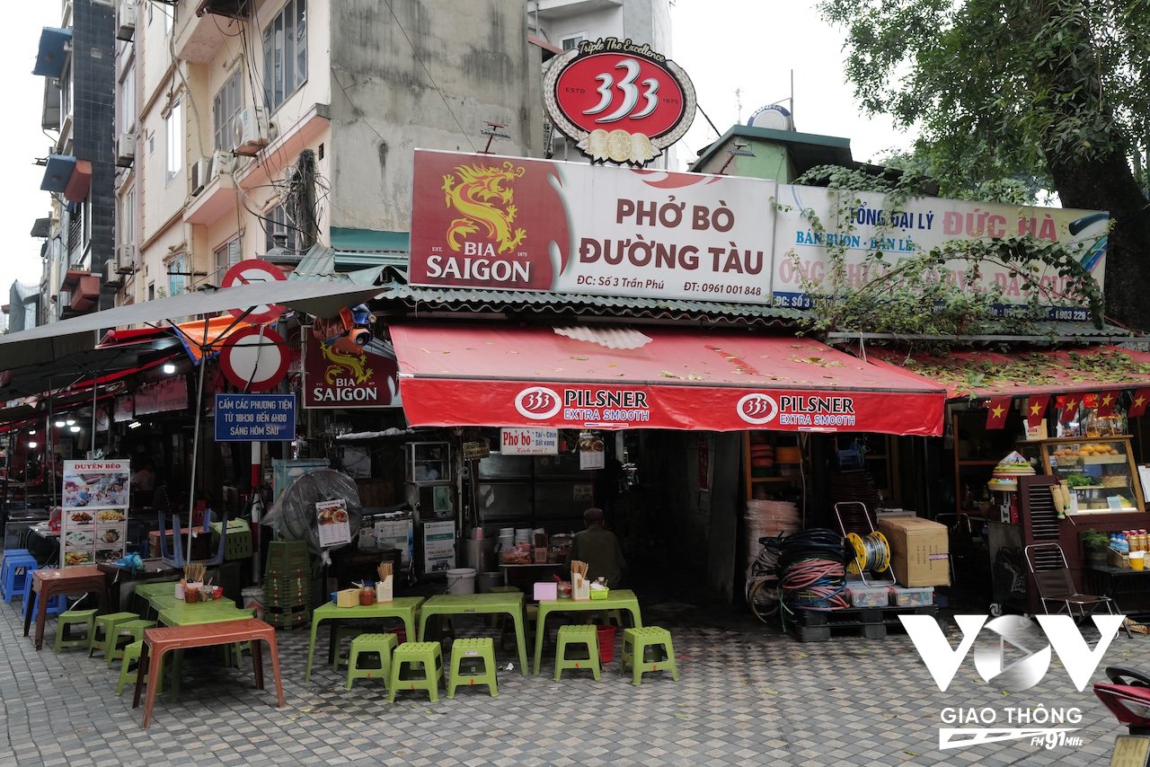 Phở Đường Tàu khá nổi tiếng với người Hà Nội