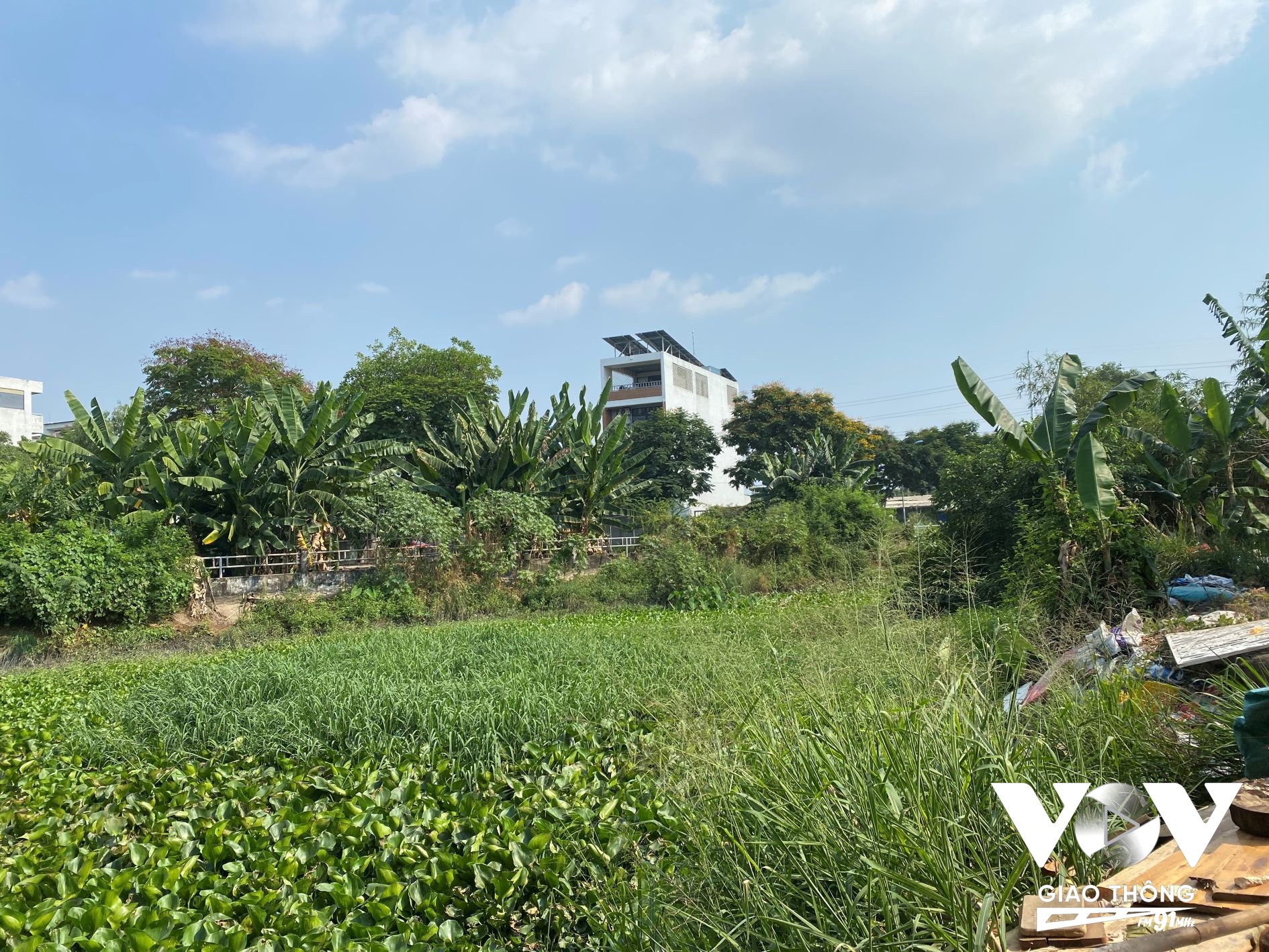 Rạch Lăng đoạn từ đường Lương Ngọc Quyến đến sông Vàm Thuật trên địa bàn Phường 5 (Gò Vấp) và Phường 13 (Bình Thạnh) một nhánh nhỏ kết nối với rạch Xuyên Tâm bị cây cỏ mọc um tùm.