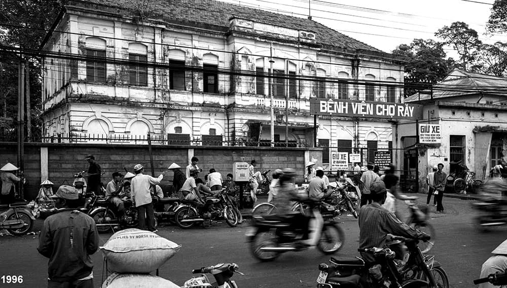 Bệnh viện Chợ Rẫy năm 1996. Nguồn: Tổng hợp