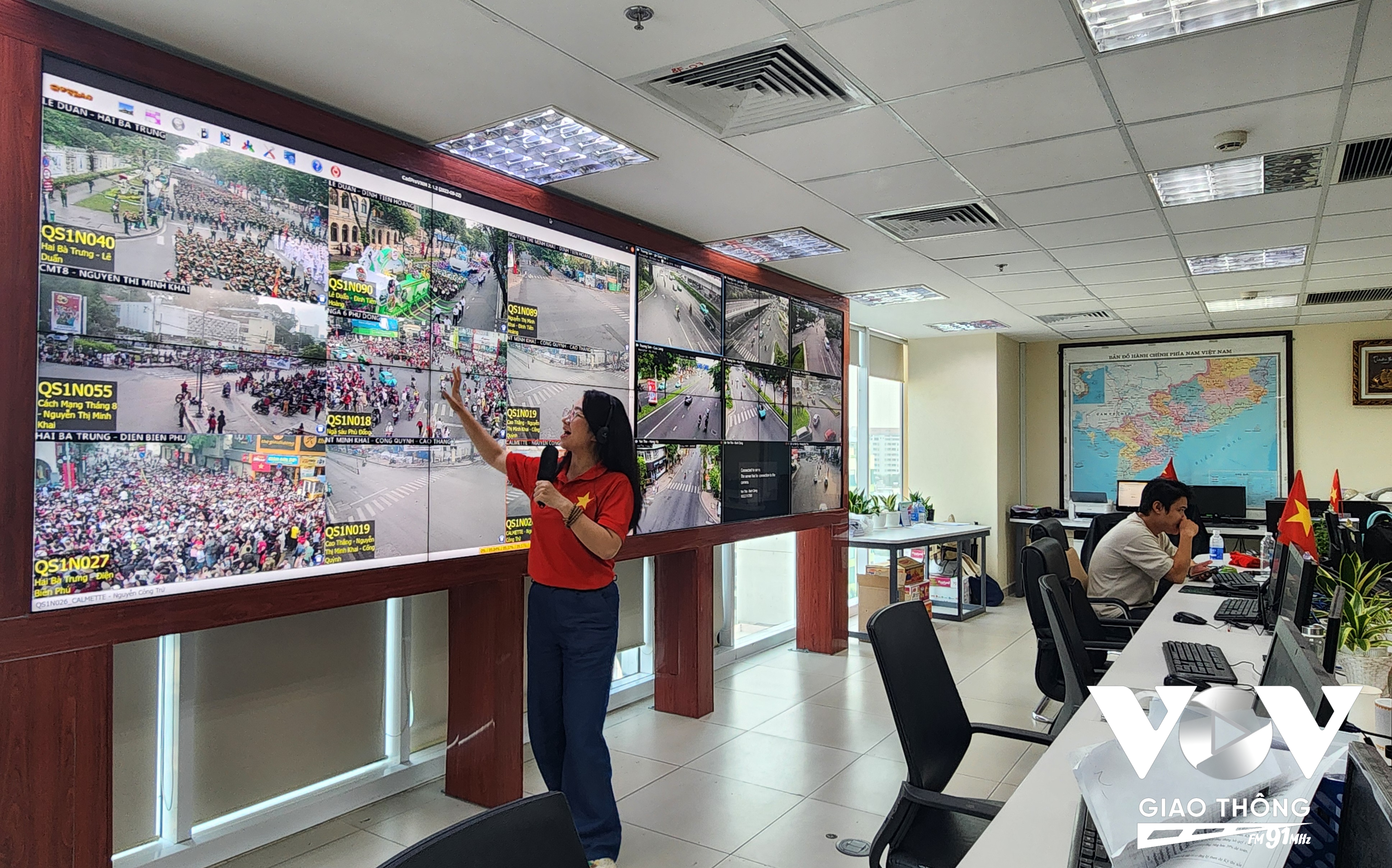 MC Như Nguyễn, Ban VOV Giao thông Quốc gia, Đài Tiếng nói Việt Nam, tường thuật trực tiếp từ hệ thống camera