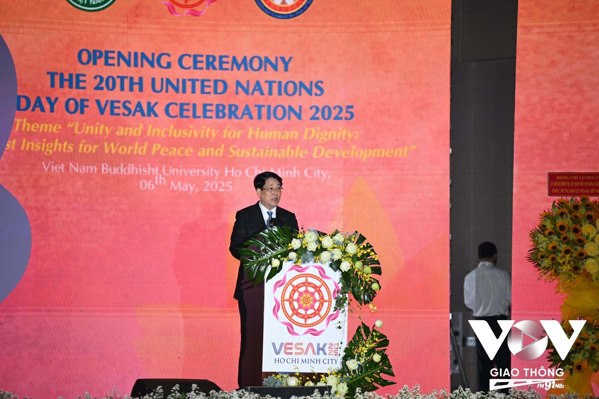 Chủ tịch nước Lương Cường phát biểu tại Lễ khai mạc Vesak 2025