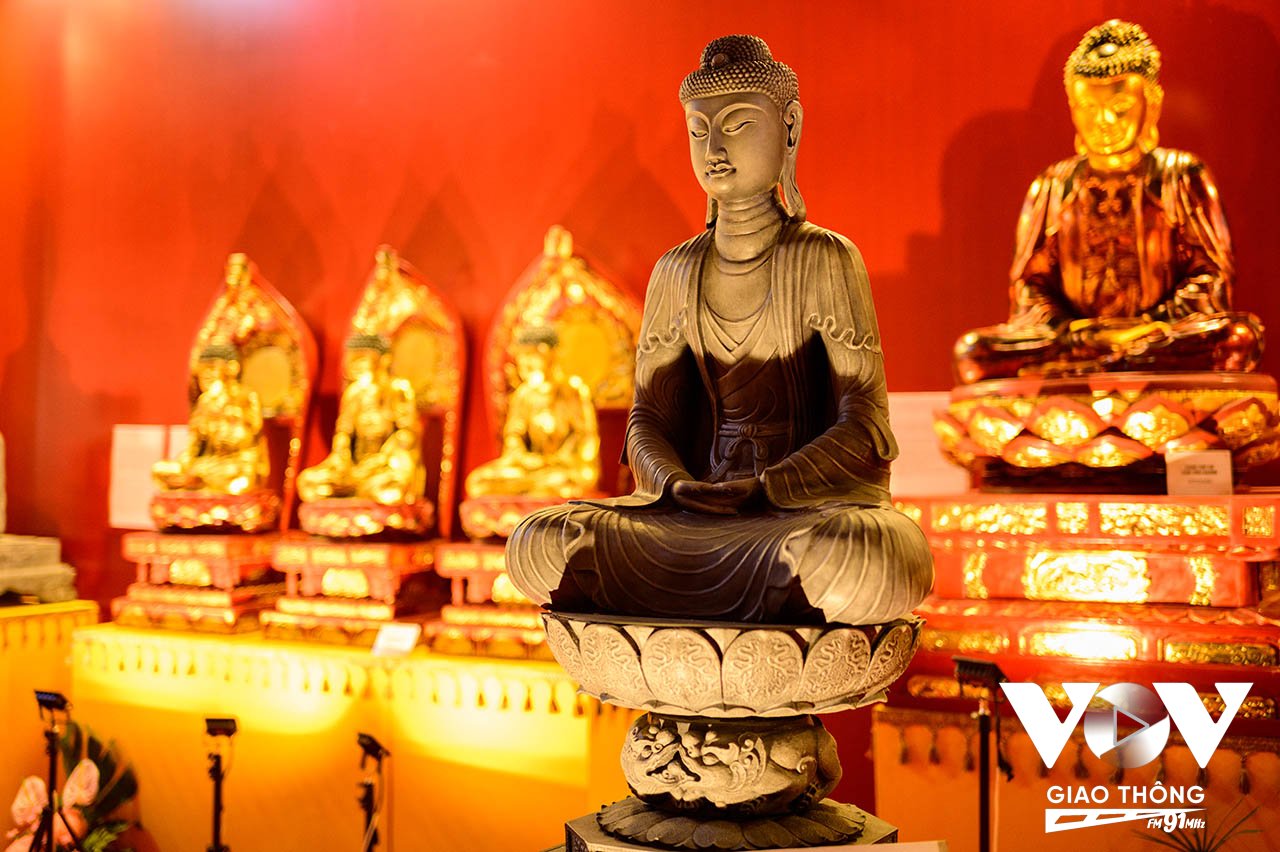 Tại sự kiện cũng đã tổ chức triển lãm thư tịch cổ cùng 87 bảo vật quốc gia của Phật giáo Việt Nam