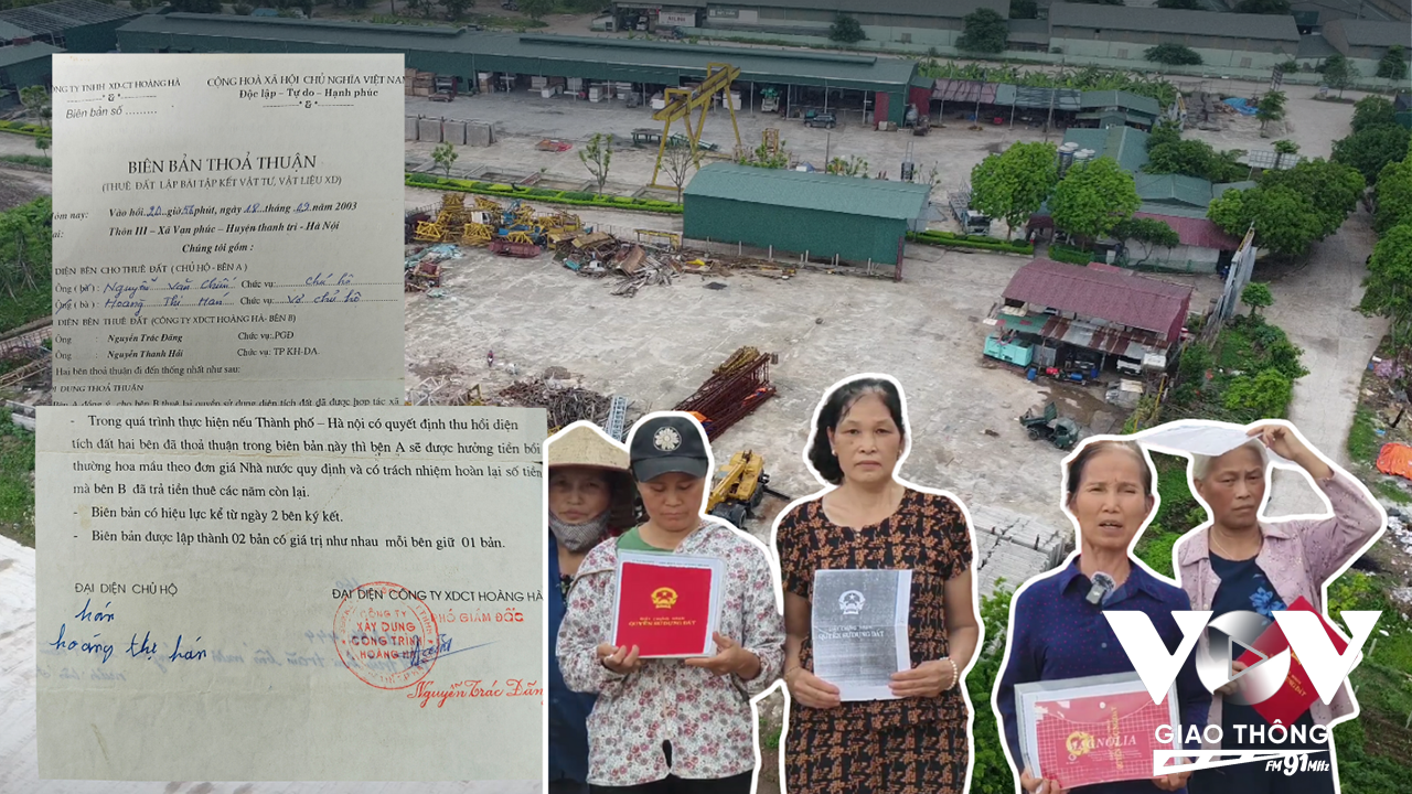 Thỏa thuận cho thuê đất giữa bà con và công ty Hoàng Hà vẫn còn bản gốc. Nhưng công ty Hoàng Hà không trả, dựa vào cái gọi là bản sao hợp đồng chuyển nhượng không giá trị để 'thâu tóm' đất.