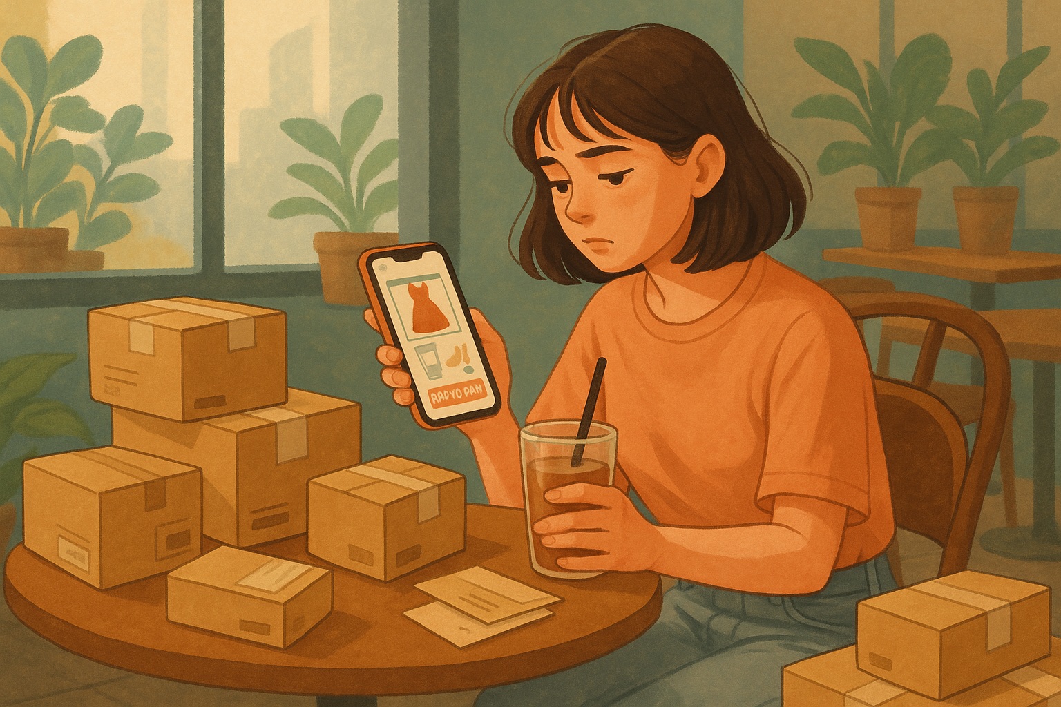 Xu hướng 'shopping cảm xúc' của Gen Z (Ảnh minh họa: ChatGPT)
