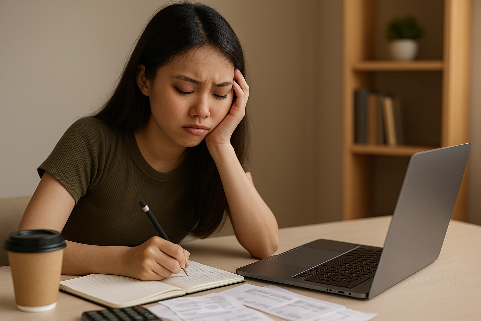 Nỗi lo chi tiêu vượt tầm kiểm soát (Ảnh minh họa: ChatGPT)