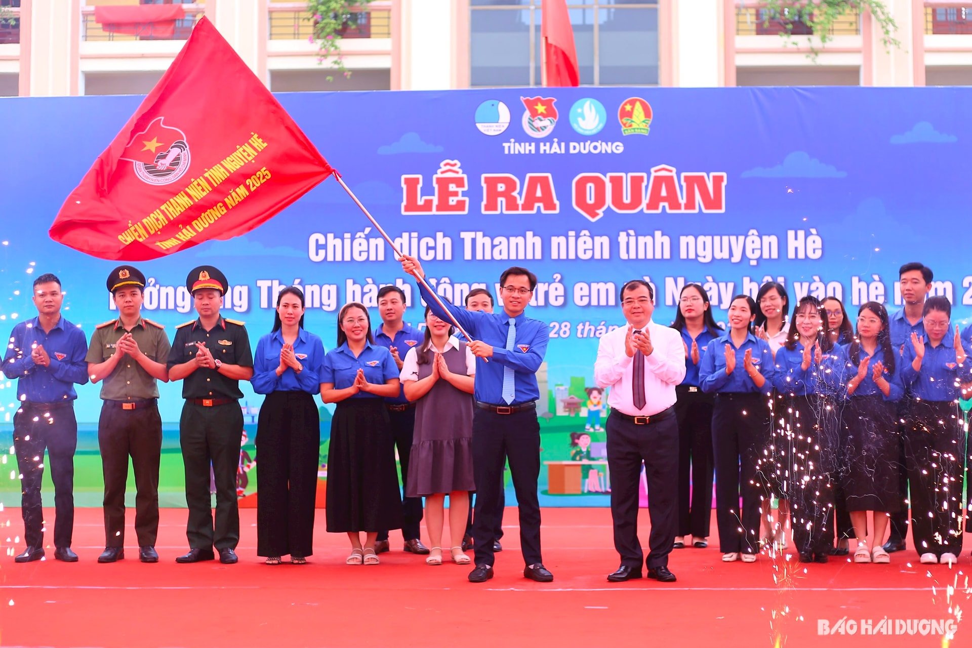 Các cấp bộ Đoàn của Hải Dương khởi động Chiến dịch thanh niên tình nguyện hè 2025 (Ảnh: Báo Hải Dương)