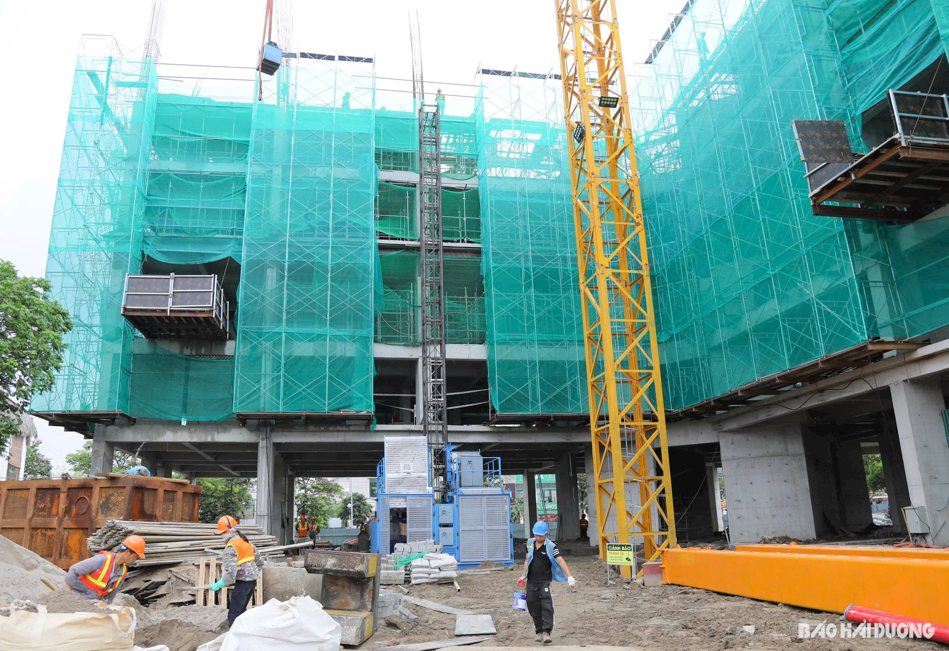 Dự án chung cư Tạ Quang Bửu với quy mô 390 căn hộ (Ảnh: Báo Hải Dương)