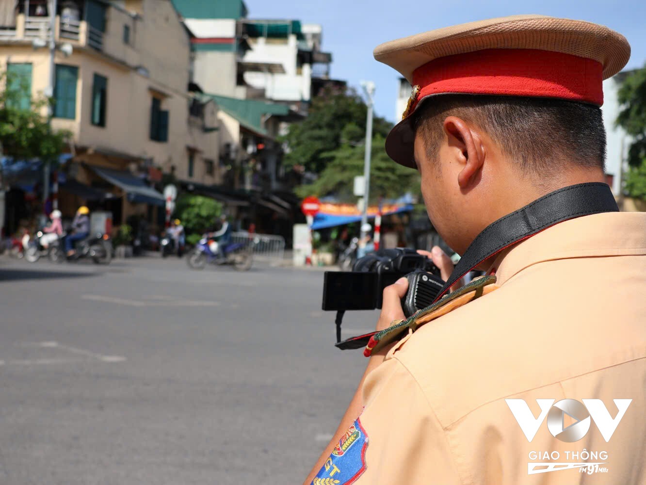 Camera nghiệp vụ được áp dụng để ghi hình các vi phạm giao thông