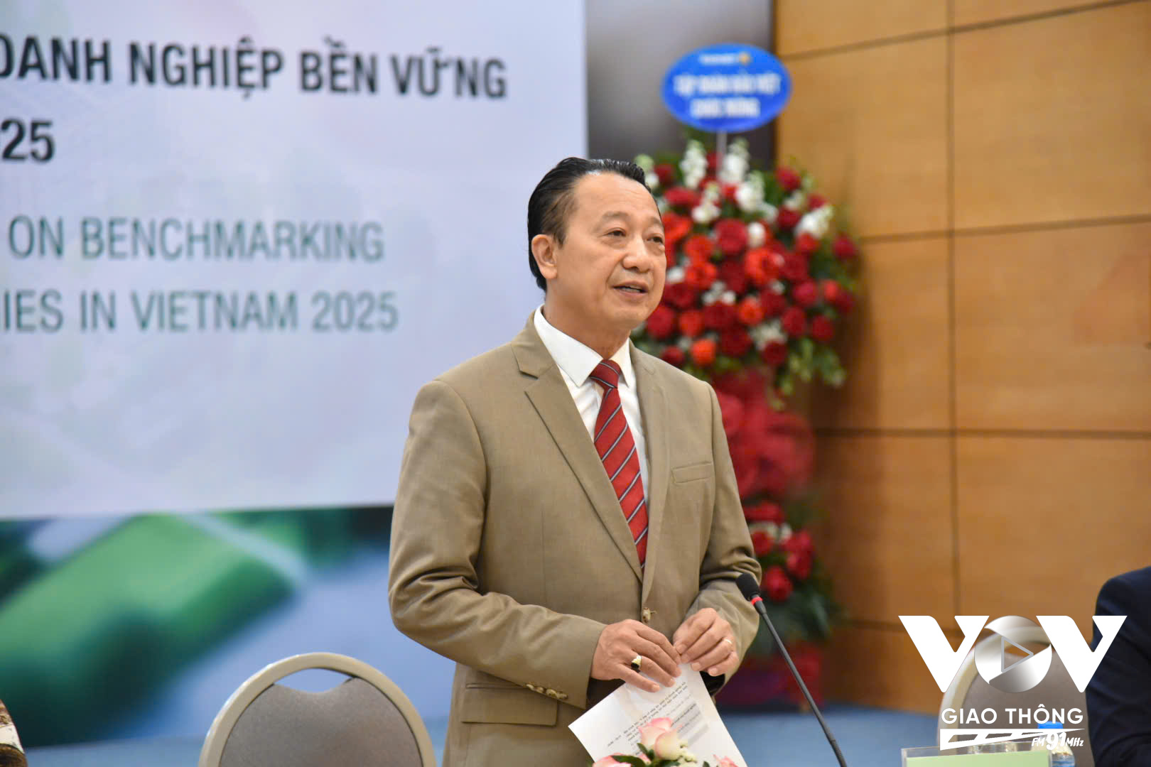 Ông Nguyễn Quang Vinh, Phó Chủ tịch Liên đoàn Thương mại và Công nghiệp Việt Nam -VCCI, Chủ tịch Hội đồng Doanh nghiệp vì sự phát triển bền vững Việt Nam (VBCSD)