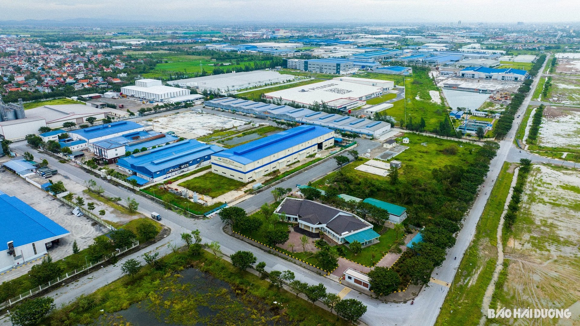 Khu công nghiệp Đại An mở rộng sắp có tổ hợp nhà lưu trú, khu dịch vụ phục vụ chuyên gia và người lao động (Ảnh: Báo Hải Dương)