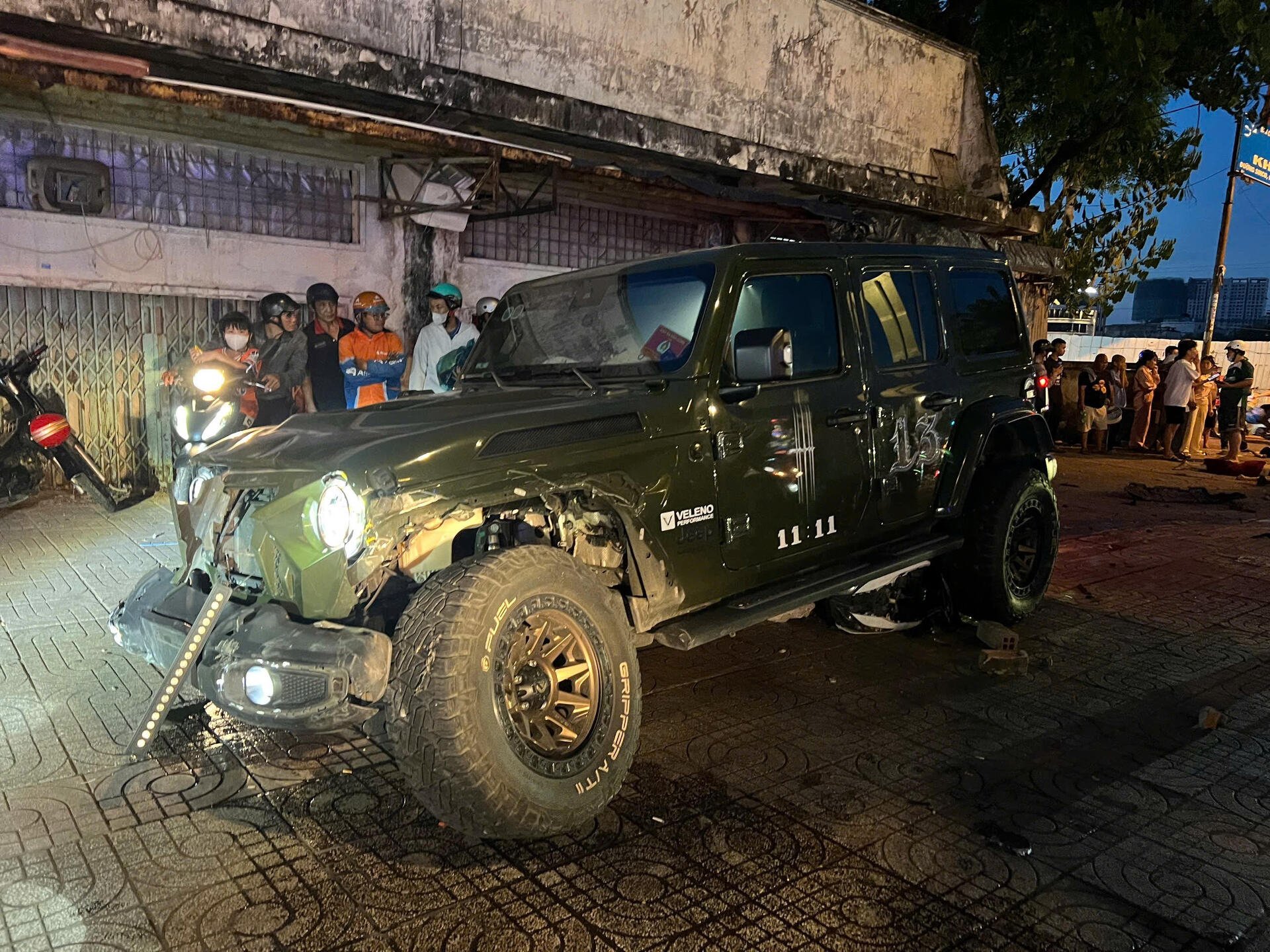 Chiếc xe gây tai nạn