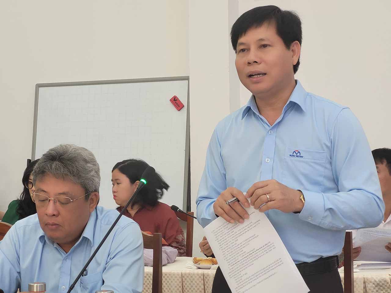 Ông Phan Công Bằng - Trưởng Ban Quản lý Đường sắt đô thị nhấn mạnh 'Từ Tết dương lịch đến nay, đường sắt đô thị số 1 vận hành trơn tru'.