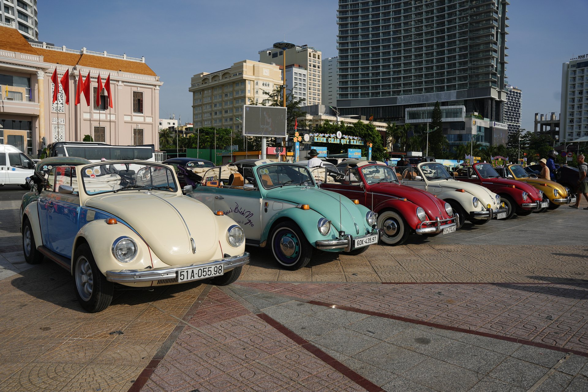 Dàn xe cổ Volkswagen đến từ CLB Volkswagen Sài Gòn.