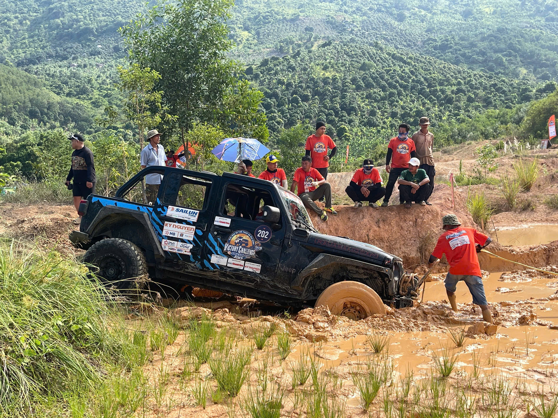 Tinh thần thi đấu thể thao fairplay và quyết tâm về đích vẫn luôn được vận động viên duy trì xuyên suốt ngày thi.