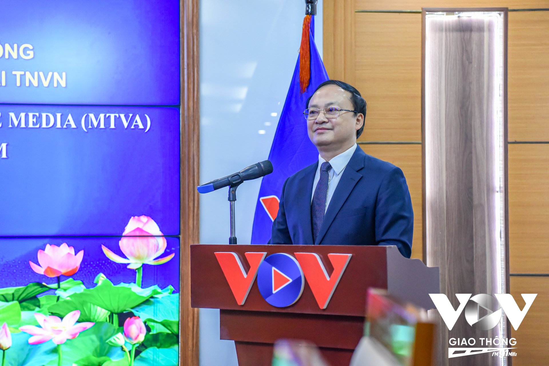 Ông Đỗ Tiến Sỹ, Ủy viên Trung ương Đảng, Tổng Giám đốc Đài Tiếng nói Việt Nam (VOV).