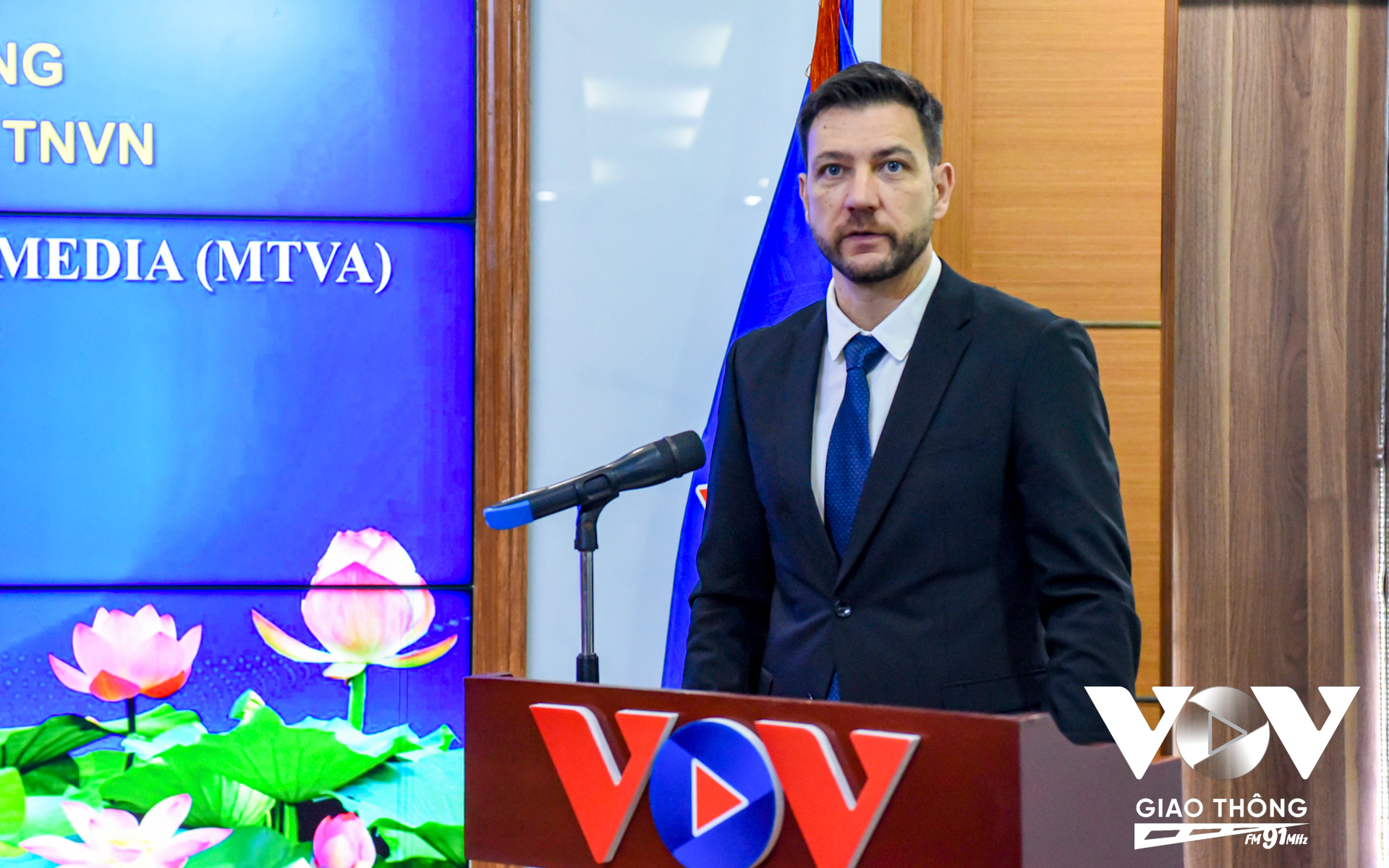 Ông Dániel Papp, Tổng Giám đốc Cơ quan Quản lý Truyền thông (MTVA) Hungary.