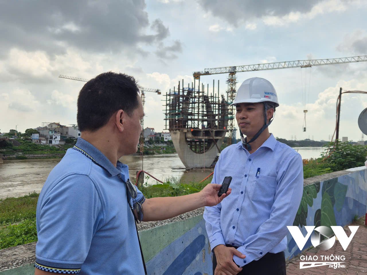 Ông Mai Xuân Tân, Giám đốc dự án cầu Đuống mới