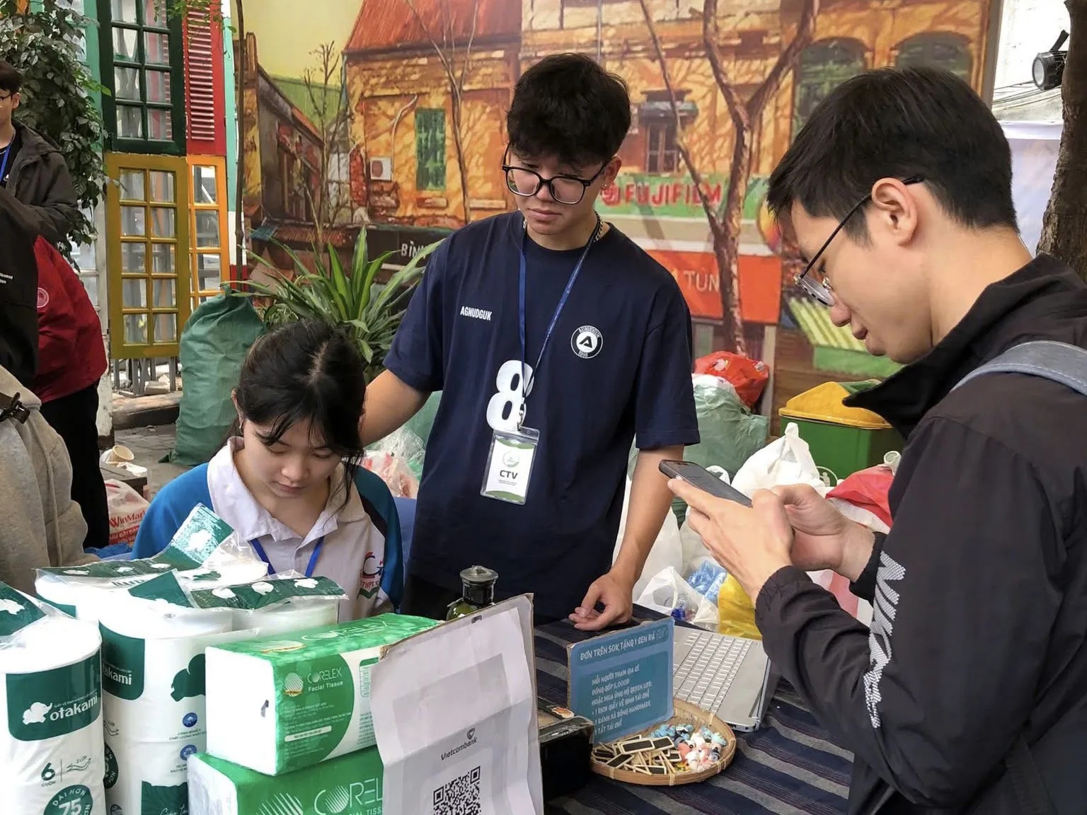 Một sự kiện được Green Life tổ chức tại Phố sách Hà Nội. Ảnh: Kinh tế Đô thị